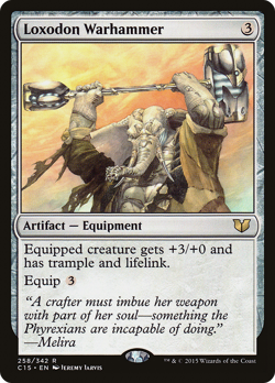 Loxodon Warhammer (REGULAR) x1 - MTG Commander 2015 C15 #258 - Image 1