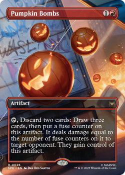 Pumpkin Bombs (REGULAR) x1 - MTG Marvel's Spider-Man Eternal SPE #26 - Image 1