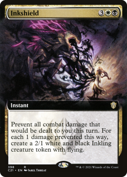 Inkshield (REGULAR) x1 - MTG Commander 2021 C21 #398 - Image 1