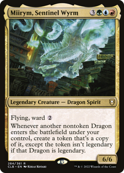 Miirym, Sentinel Wyrm (REGULAR) x1 - MTG CLB #284 - Image 1