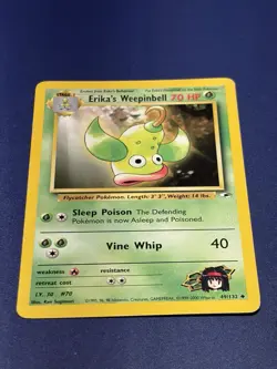 Pokemon TCG Erika's Weepinbell Gym Heroes 49/132 Unlimited LP Ken Sugimori - Image 1