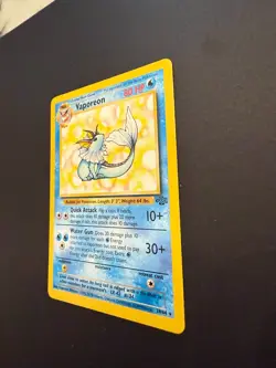 Pokemon TCG Vaporeon Jungle 28/64 Regular Lightly Played! - Image 3