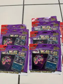 LOT OF 11 Pokemon Mega Evolution Ascended Heroes Tech Sticker Collection - Image 2