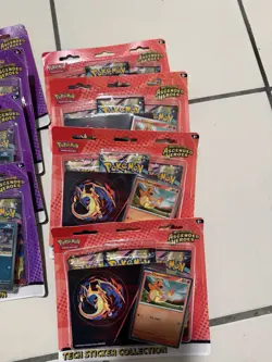 LOT OF 11 Pokemon Mega Evolution Ascended Heroes Tech Sticker Collection - Image 3