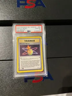 Pokemon 1st Edition PSA 10 Miracle Berry 94/111 - Neo Genesis GEM Mint - Image 1
