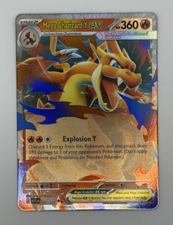 Mega Charizard Y ex 022/217 Ascended Heroes English Pokemon TCG - Image 1
