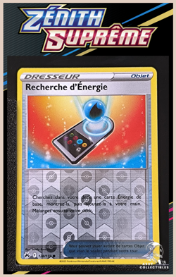 Carte Pokemon Recherche d'Energie 128/159 Reverse EB12.5 Zenith Supreme FR - Image 1