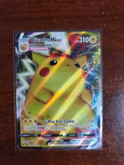 Pokemon TCG Pikachu VMAX Vivid Voltage 044/185 Regular Ultra Rare - Image 1