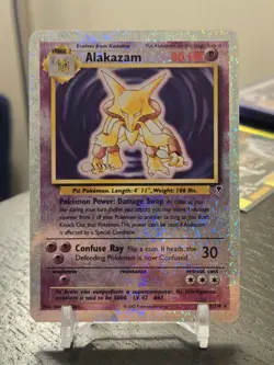 Pokemon Alakazam TCG Legendary Collection 1/110 Reverse Holo Unlimited Rare - Image 1