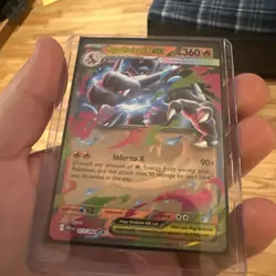 NM Mega Charizard X ex Double Rare 013/094 Phantasmal Flames Pokemon TCG - Image 1
