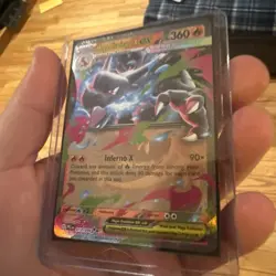 NM Mega Charizard X ex Double Rare 013/094 Phantasmal Flames Pokemon TCG - Image 2