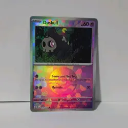 Pokemon Duskull Sv: Prismatic Evolutions Poke Ball Pattern Holo Common 035/131 - Image 1