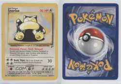 Snorlax Pokemon Base Set 2 #30 2000 - Image 3