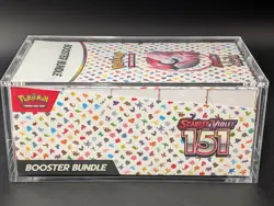 Pokemon 151 SV3.5 Booster Bundle Display Factory Sealed Case W/Acrylic Case - Image 4