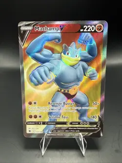 Pokemon Machamp V (Full Art) 171/189 Swsh10: Astral Radiance Holo - Image 2