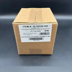 Pokemon Team Rocket's Mewtwo EX League Battle Deck 6 Box Case Factory Sealed - Image 1