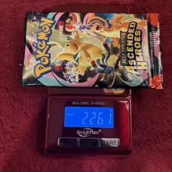 VERY HEAVY! 22.61g Pokemon TCG Ascended Heroes Booster Pack (SEALED) GOD PACK!U - Image 1