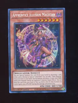 Secret Rare Apprentice Illusion Magician RA04-EN023 NM 1st Ed. Yugioh Stampede - Image 1