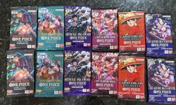 One Piece assorted single packs OP06, OP08, OP10, OP11, OP13 & OP14 - Image 1