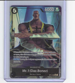 One Piece OP14-090 The Azure Sea's Seven Mr.1 (Daz.Bonez) Rare - Image 1