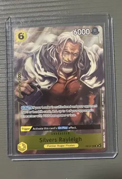 One Piece! Silvers Rayleigh OP14-108 R - Azure Sea's Seven Dash Pack Promo Mint - Image 1