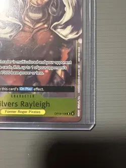 One Piece! Silvers Rayleigh OP14-108 R - Azure Sea's Seven Dash Pack Promo Mint - Image 4
