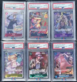 2023 One Piece Online Regional Finalist SEQUENTIAL Set PSA10 Only 1 In The World - Image 1