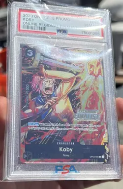 2023 One Piece Online Regional Finalist SEQUENTIAL Set PSA10 Only 1 In The World - Image 3