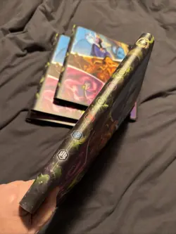 NWOT Disney Lorcana Villain TCG Portfolio Binder Padfolio Card Storage Ringless - Image 2