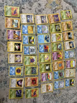 Vintage Pokemon Card Lot – WOTC Era – 40 Cards – Mixed Condition – 1999 2000 - Image 1