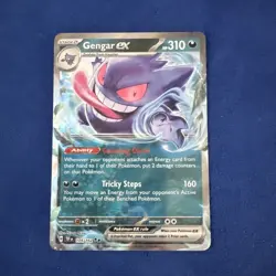 Pokemon Card Gengar ex 104/162 Temporal Forces Near Mint - Image 1