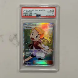 PSA 10 Japanese Bonnie Full Art SR 102/094 Forbidden Light Pokemon Card Gem Mint - Image 1