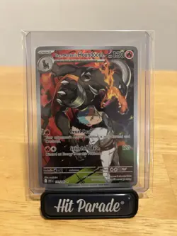 Pokemon TCG Team Rockets Houndoom Illustration Rare Card 191/182 Destined Rivals - Image 1