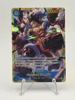 Monkey D. Luffy OP11-118 SEC A Fist of Divine Speed ONE PIECE Card Game English - Image 1