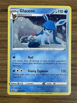 Glaceon SWSH192 SWSH: Sword & Shield Promo Cards Holo (LP/NM) - Image 1