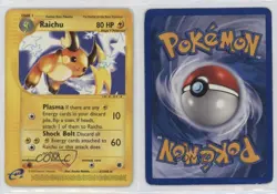 Raichu Pokemon e-Card Series Expedition #61 2002 - Image 3