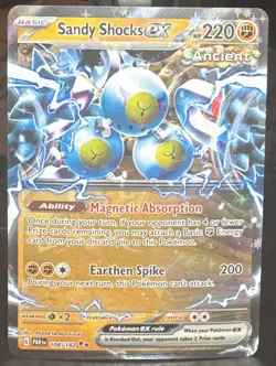Pokemon Sandy Shocks ex 056/131 Sv Prismatic Evolutions Double Rare Holo Card - Image 1