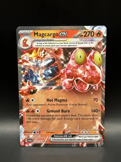 Magcargo ex 029/167 - Pokemon Twilight Masquerade Card - NM - Image 1
