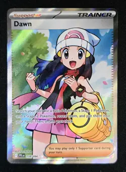 Pokemon Dawn 118/94 Full Art 2025 TCG Phantasmal Flames English Card NM - Image 1
