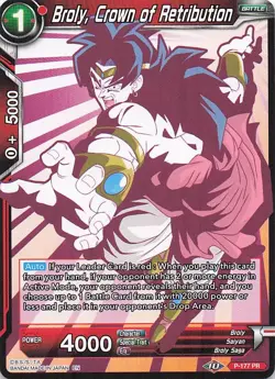Dragon Ball Card Game: Broly, Crown of Retribution #P-177 - Image 1