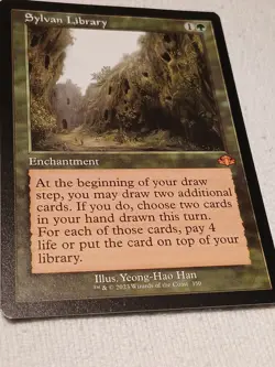 Sylvan Library (Retro Frame) Dominaria Remastered Regular - Image 1