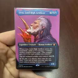 MTG Urza, Lord High Artificer - Borderless, NM-Mint, Commander Masters Regular - Image 1