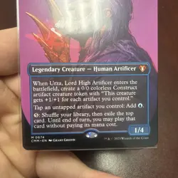 MTG Urza, Lord High Artificer - Borderless, NM-Mint, Commander Masters Regular - Image 3