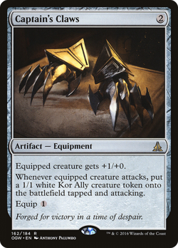 Captain's Claws (REGULAR) x1 - MTG Oath of the Gatewatch OGW #162 - Image 1