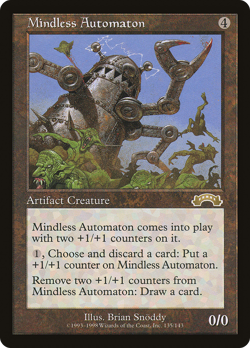 Mindless Automaton (REGULAR) x1 - MTG Exodus EXO #135 - Image 1