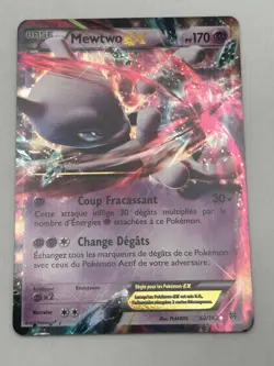 Mewtwo EX 62/162 - 2015 XY Breakthrough Holo Ultra Rare Pokemon TCG - NM - Image 1