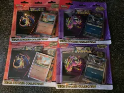 (LOT OF 4) Pokemon Ascended Heroes Tech Sticker Collection 2 Charmander/2 Gastly - Image 1
