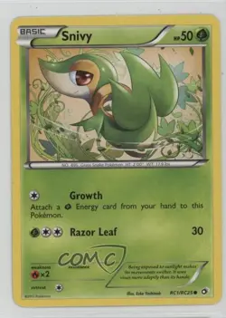 Snivy Pokemon Black & White Legendary Treasures Radiant Collection #RC1 - Image 1