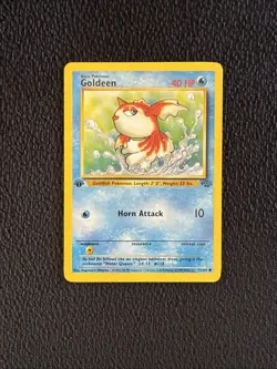 Goldeen 53/64 1st Edition Common Jungle WOTC Pokemon Card LP - Image 1