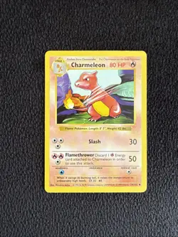 Charmeleon 24/102 Pokemon TCG Base Set Shadowless Uncommon - Image 1